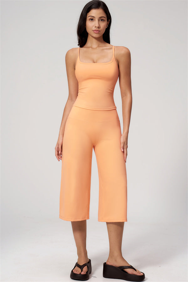 The Nexus Tank Top Wide-Leg Crop 2-Piece Set
