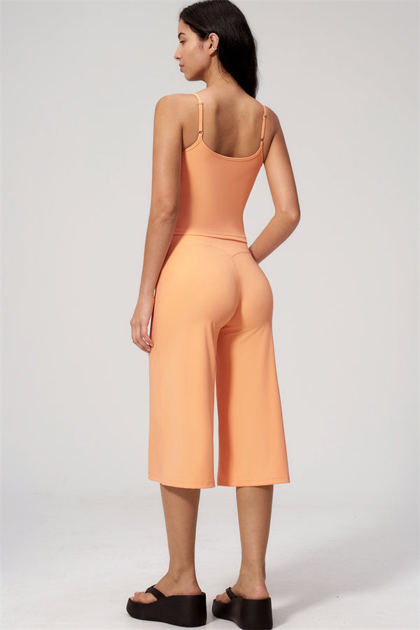 The Nexus Tank Top Wide-Leg Crop 2-Piece Set