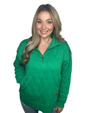 The Quilted Tommy Pullover (3 colors)