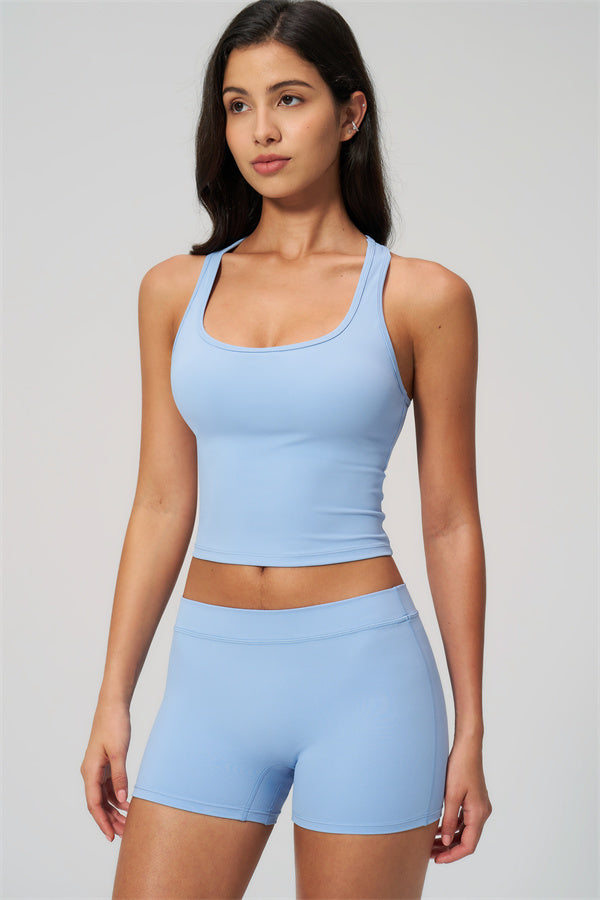 The Revive Crop Top Shorts 2-Piece Set