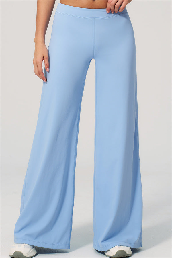 The Revive Crop Top Straight Leg Pants 2-Piece Set