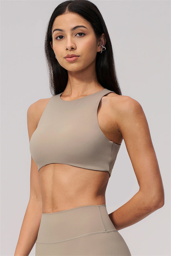 The Twirl Open Back Sports Bra Straight Leg Pants 2-Piece Set