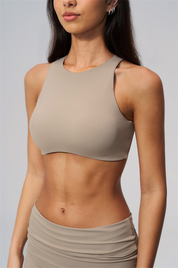 The Twirl Open Back Sports Bra Straight Leg Pants 2-Piece Set