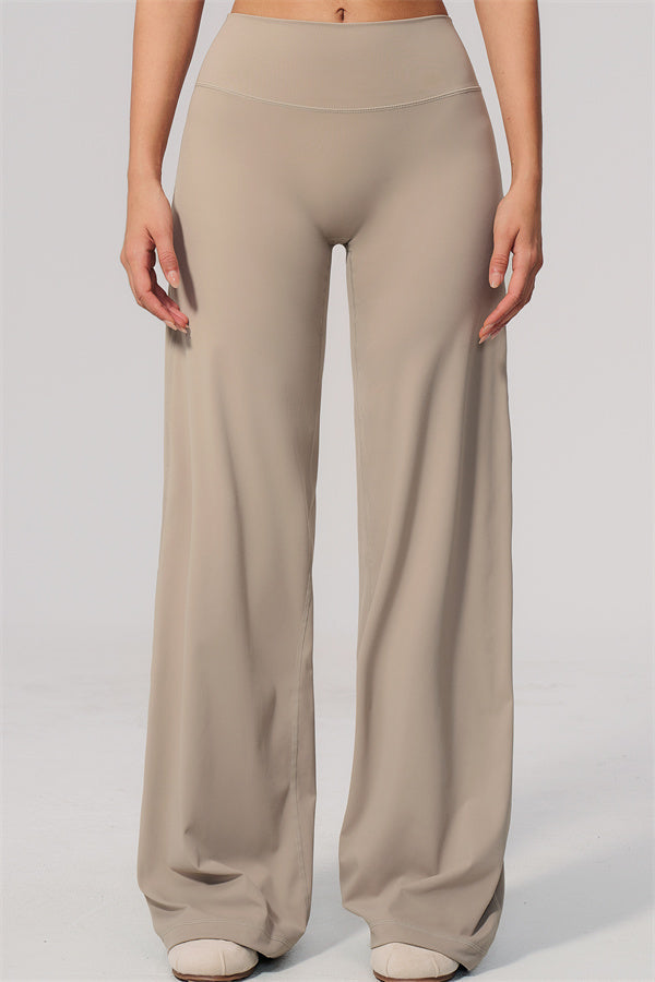 The Twirl Wide Strap Halter Crop Top Straight Leg Pants 2-Piece Set