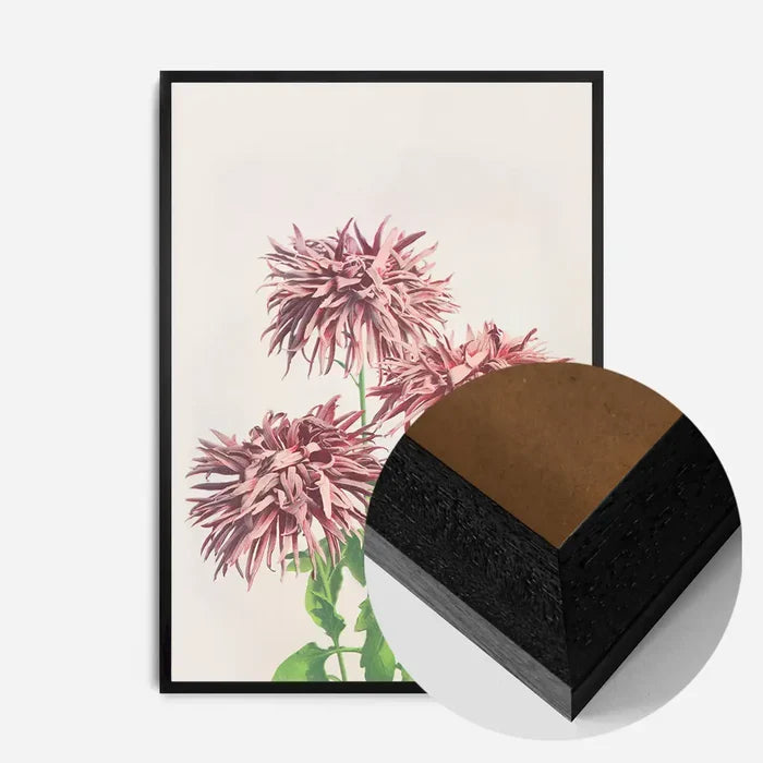 21x30cm | 8¼ x 11¾in / Black Wood Frame