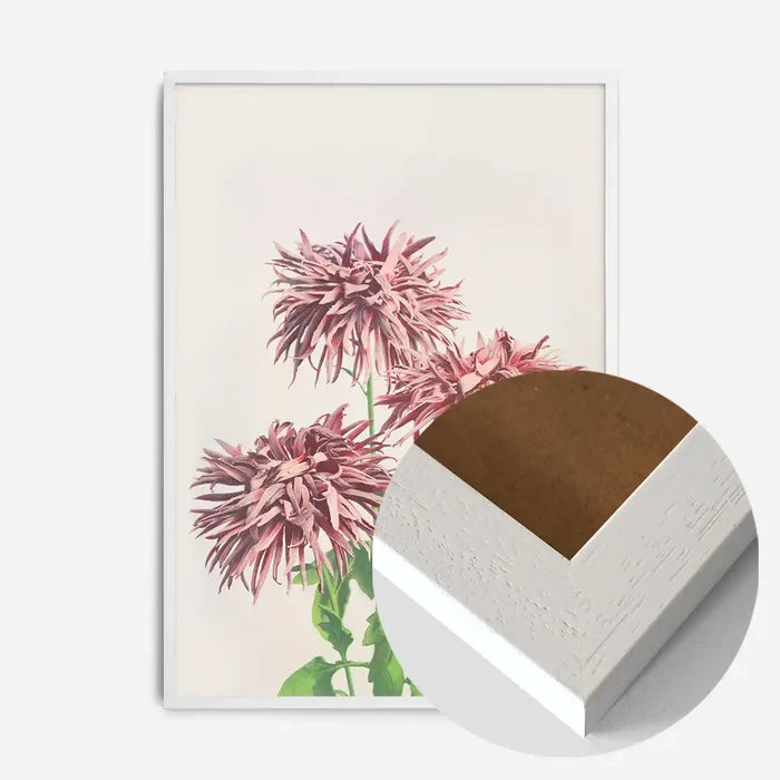 21x30cm | 8¼ x 11¾in / White Wood Frame