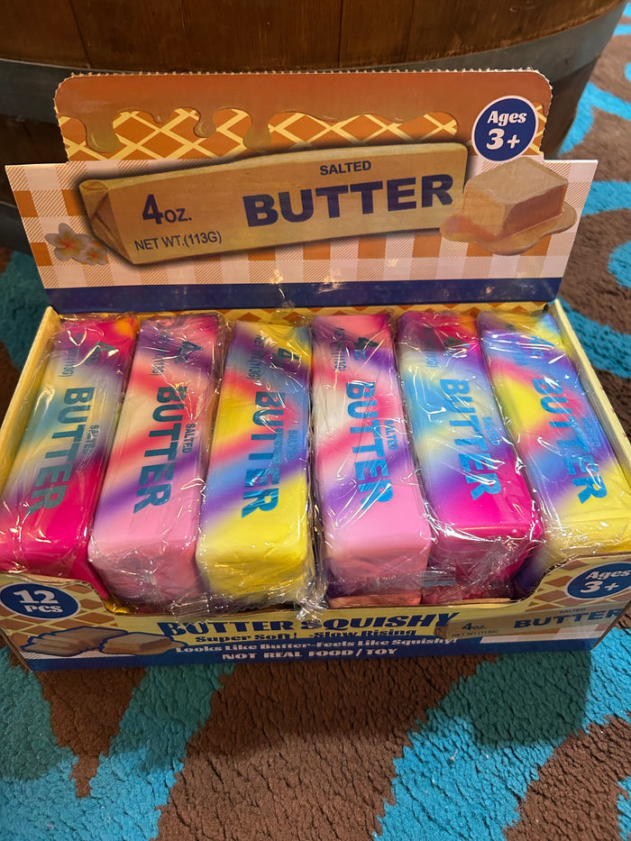 TIE DYE BUTTER SQUISHY