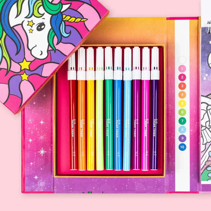 Tiger Tribe Colour By Numbers- Unicorn Dreaming