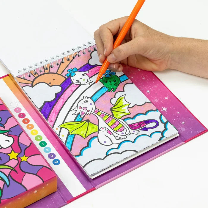 Tiger Tribe Colour By Numbers- Unicorn Dreaming