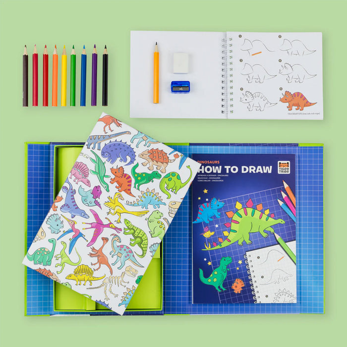Tiger Tribe How to Draw - Dinosaur