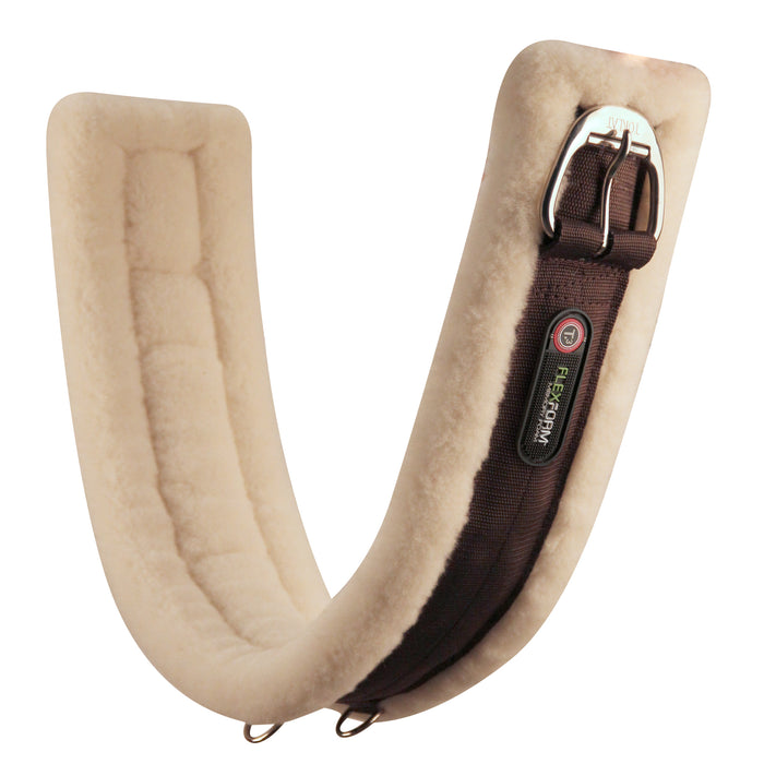 Side view of the T3 FlexForm Woolback Cinch where the front and underside of the cinch can be seen.