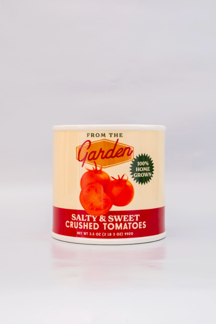 Tomato Can Ceramic Vase
