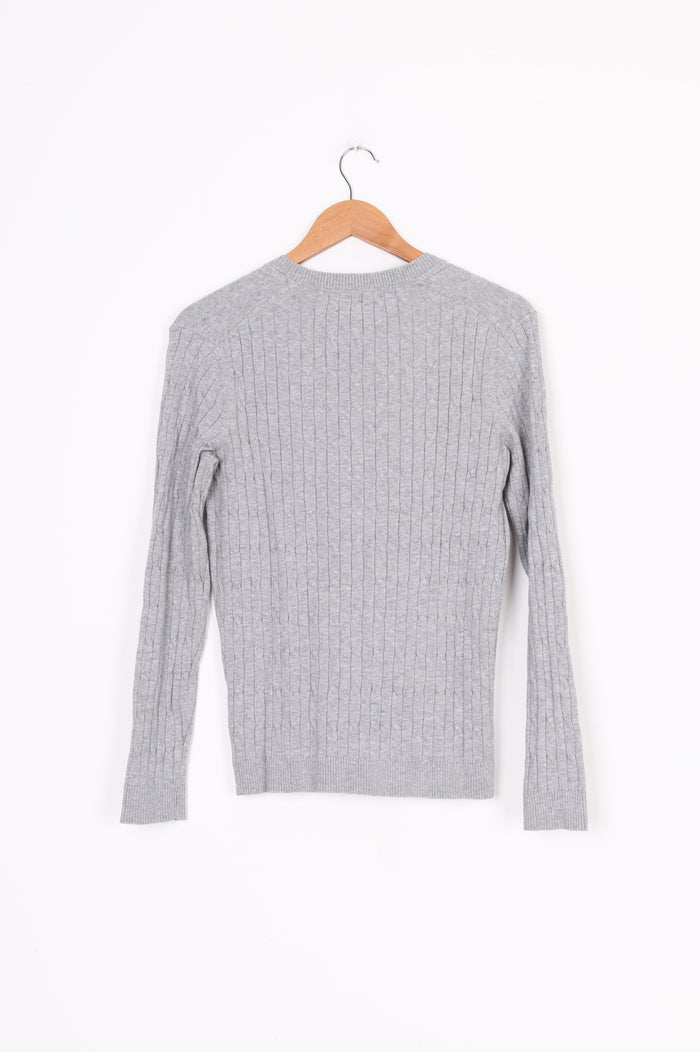 Tommy Hilfiger Womens Grey Jumper Size M