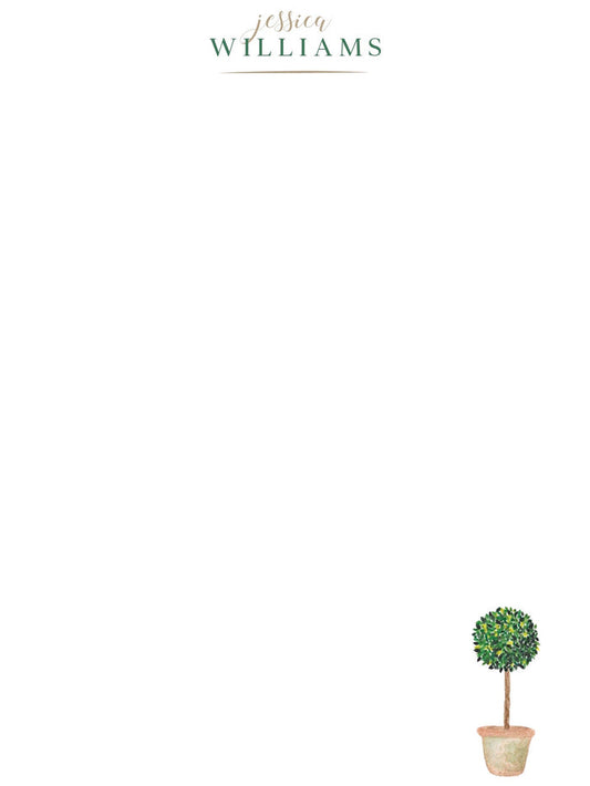 Topiary Notepad