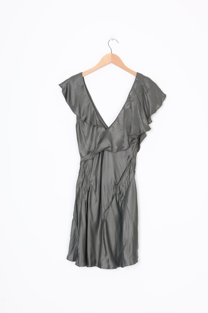 Topshop Womens Green Dress Size 10