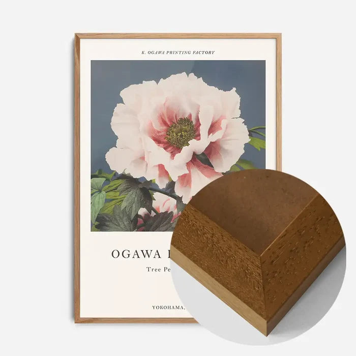 21x30cm | 8¼ x 11¾in / Oak Wood Frame