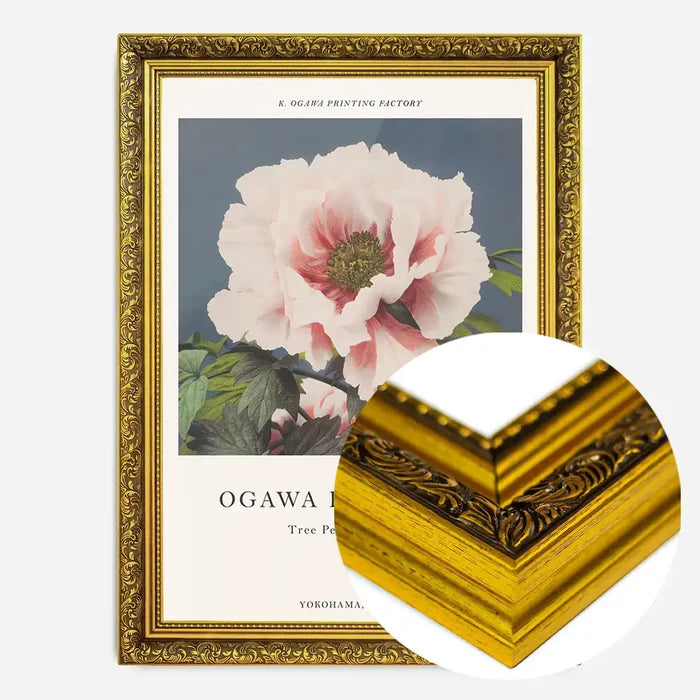 21x30cm | 8¼ x 11¾in / Gold Ornate Frame