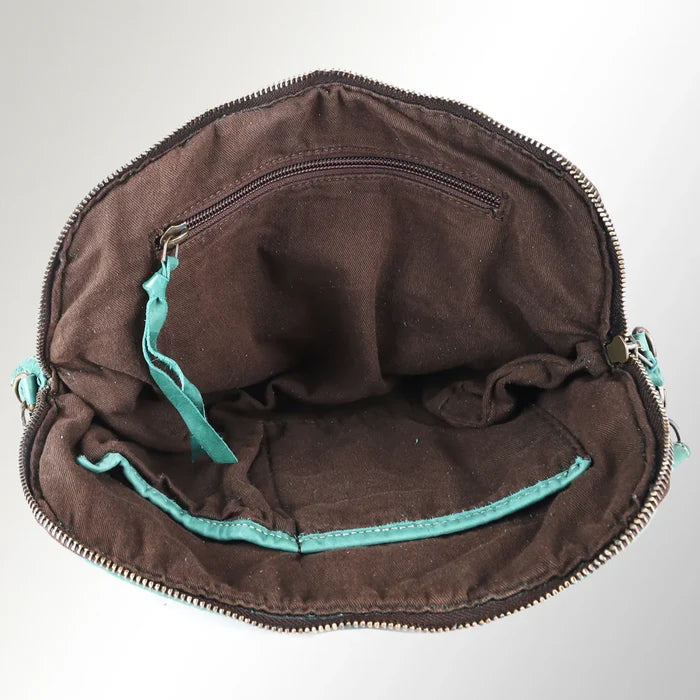 Turquoise Woven Handmade Crossbody