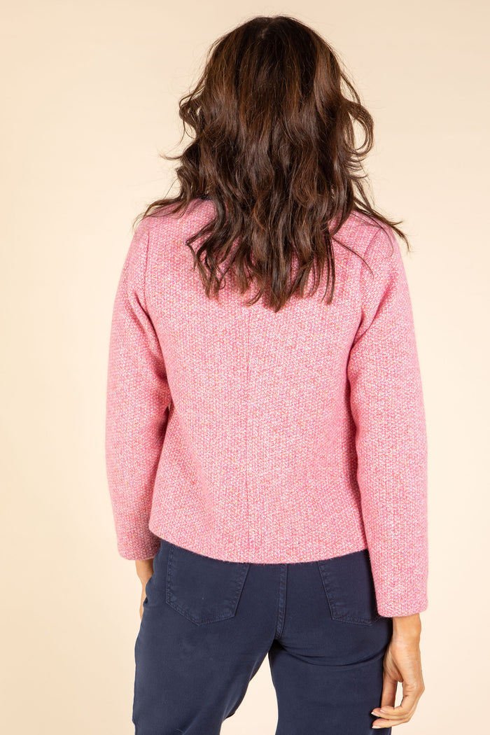 Tweed Zip-Up Jacket