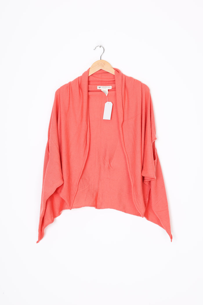 Untouched World Womens Orange Cardigan Size S