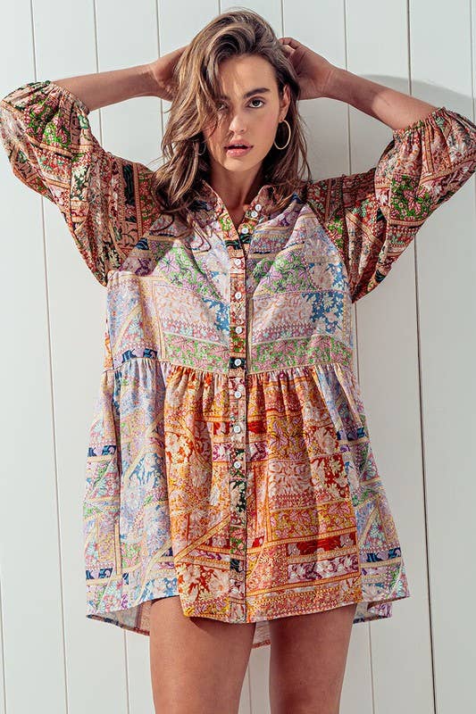 Urban Daizy - SUN-DRENCHED SHIRT DRESS