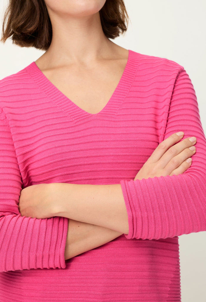 V-Neck Knit Jumper
