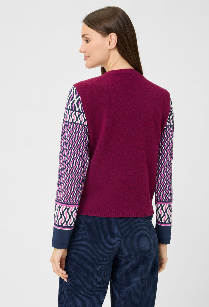 V-Neck Knitted Vest