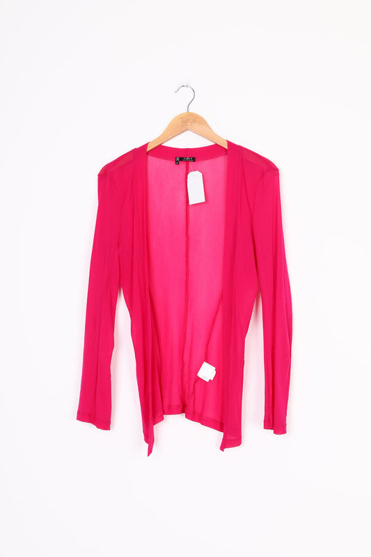 Vamp Womens Pink Cardigan Size 16