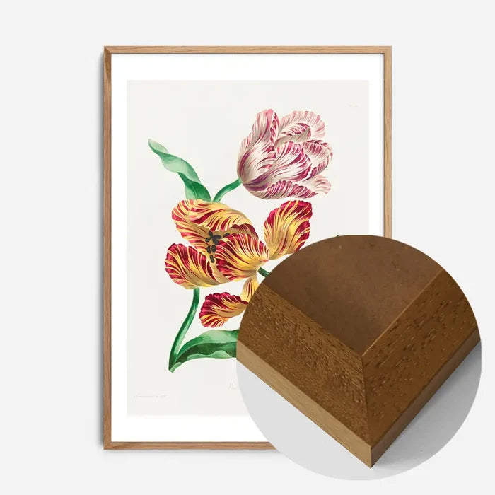 21x30cm | 8¼ x 11¾in / Oak Wood Frame
