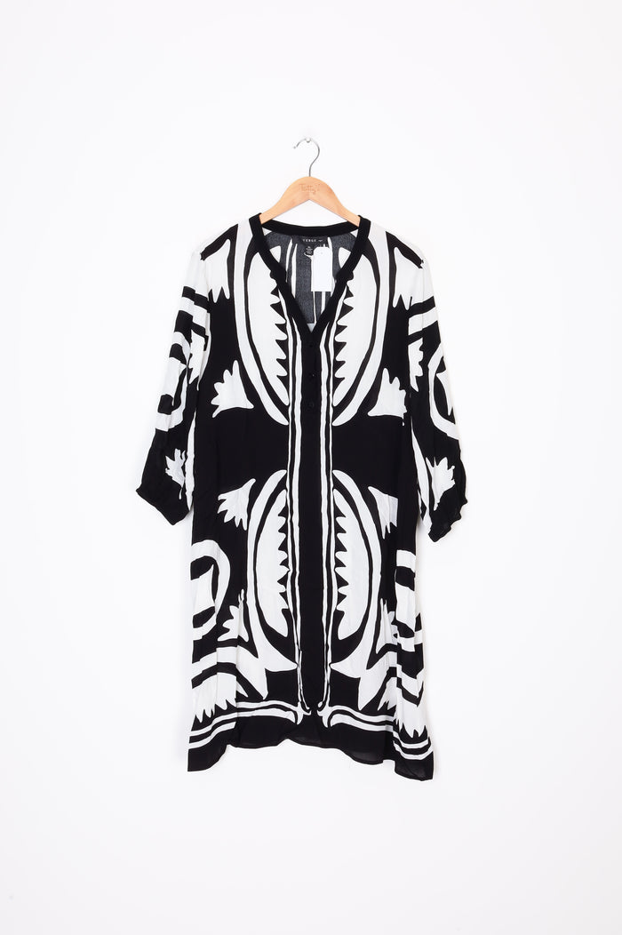 Verge Womens Black Dress Size XL