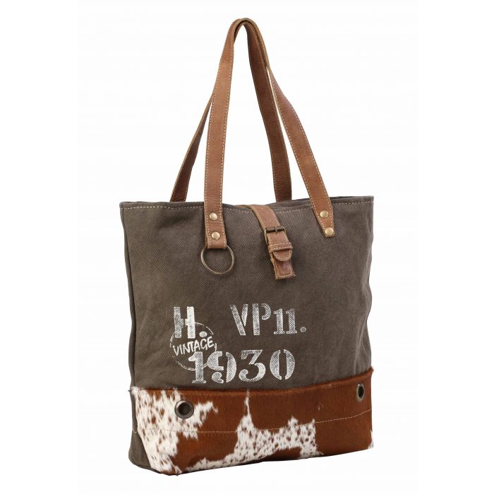 Vintage 1930 Canvas Tote Bag