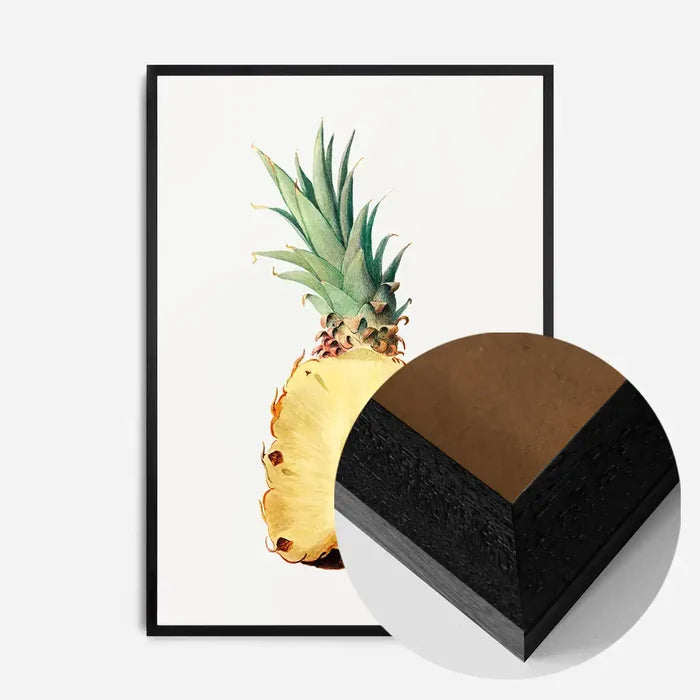 21x30cm | 8¼ x 11¾in / Black Wood Frame