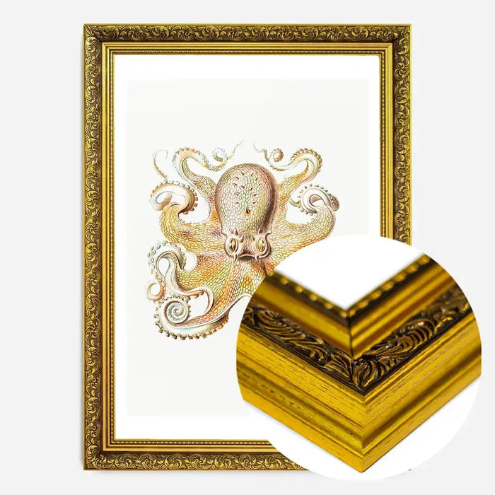 21x30cm | 8¼ x 11¾in / Gold Ornate Frame