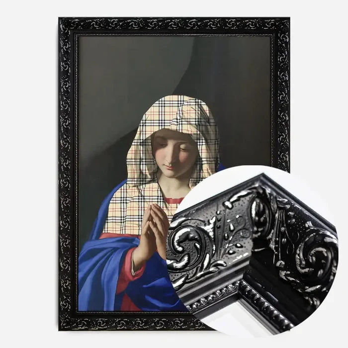 21x30cm | 8¼ x 11¾in / Black Ornate Frame