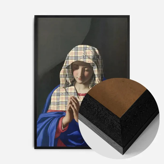 21x30cm | 8¼ x 11¾in / Black Wood Frame