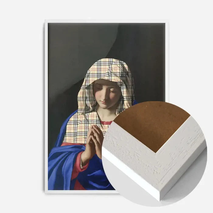 21x30cm | 8¼ x 11¾in / White Wood Frame