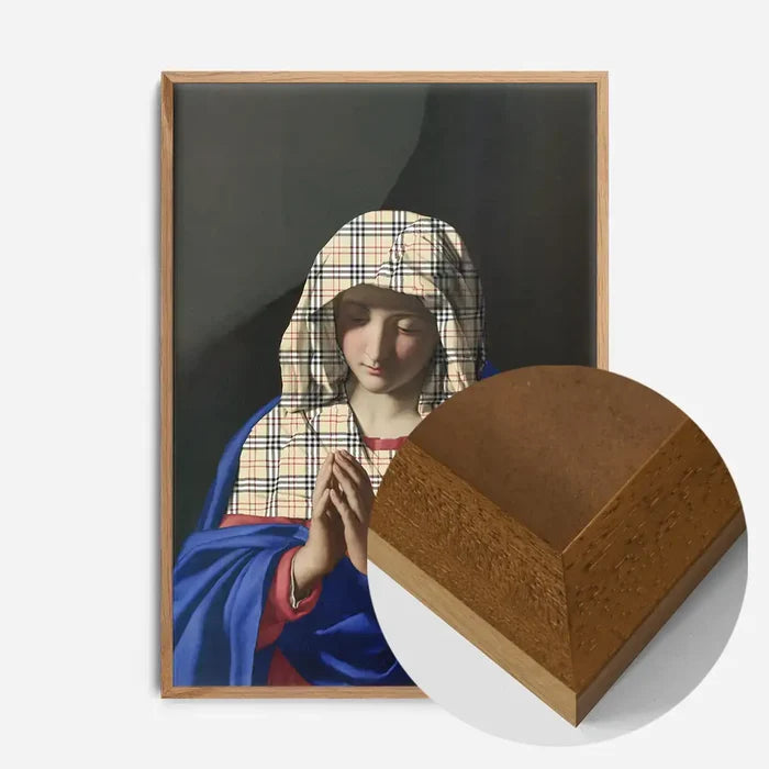 21x30cm | 8¼ x 11¾in / Oak Wood Frame