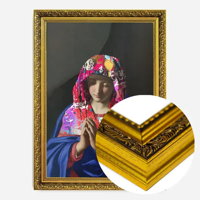 21x30cm | 8¼ x 11¾in / Gold Ornate Frame
