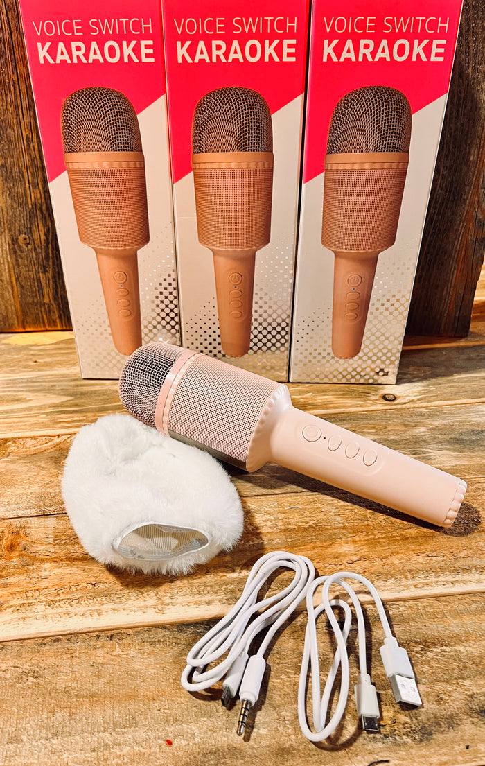 Voice Switch Karaoke Rechargeable Microphone