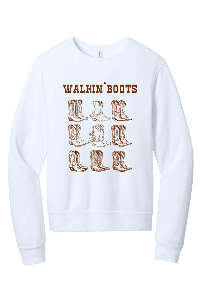 Walkin' Boots Crewneck