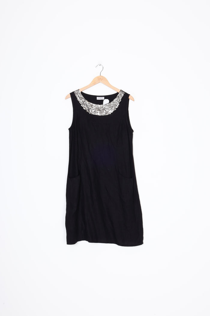 Wallace Cotton Womens Black Dress Size M