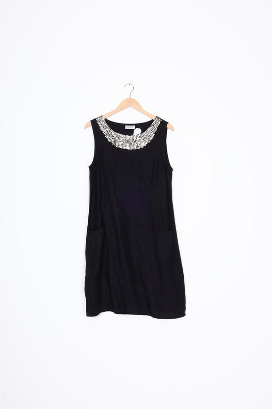 Wallace Cotton Womens Black Dress Size M