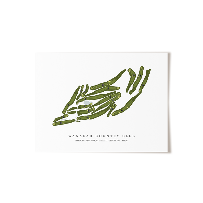 Wanakah Country Club | Golf Course Print | Unframed