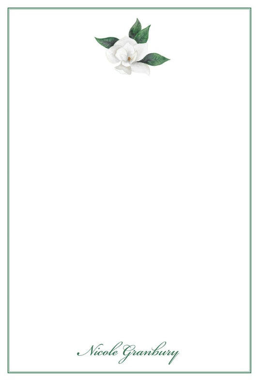 Watercolor Magnolia Notepad
