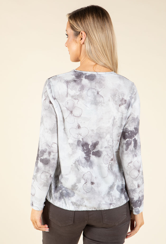Watercolour Design Knit Top