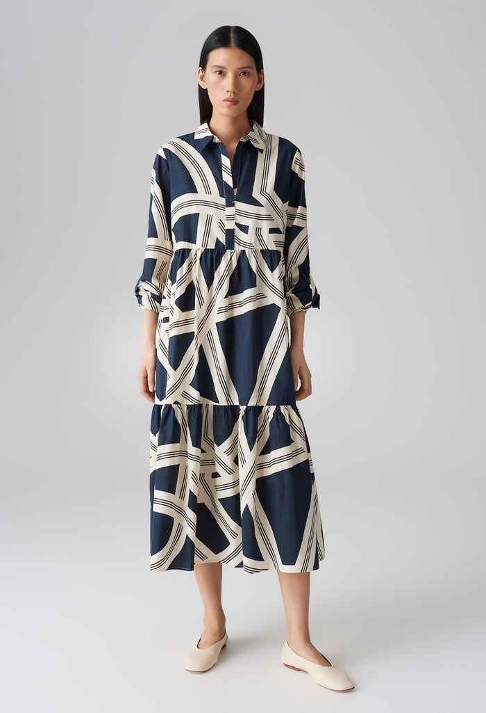 Werano Lane Printed Midi Dress