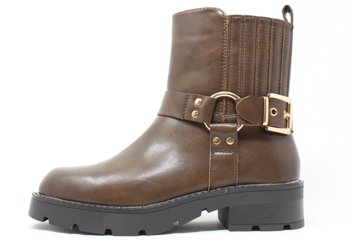 Western Buckled Boot