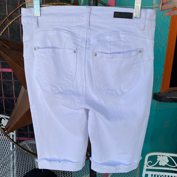 White Bermuda Shorts