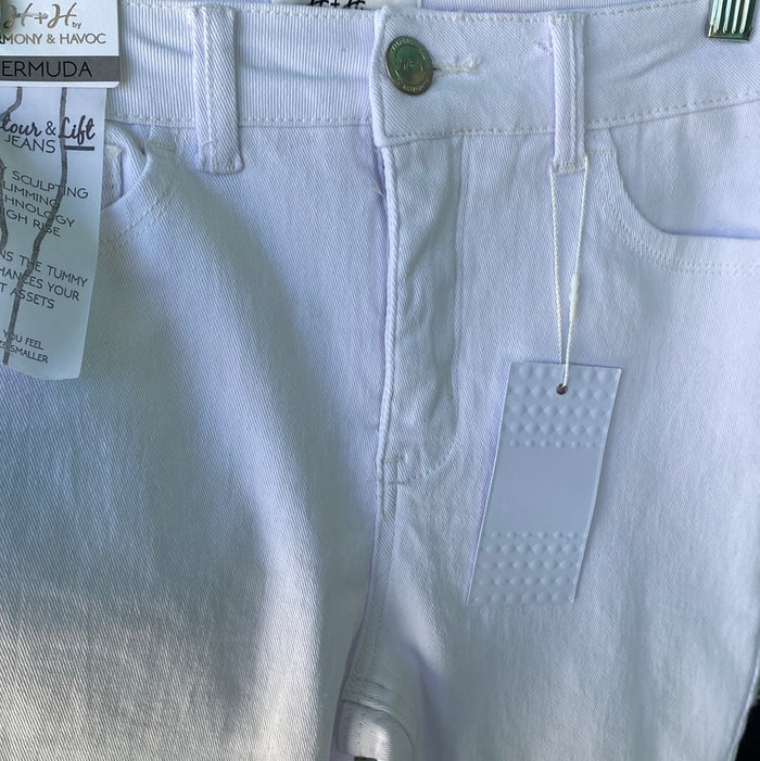 White Bermuda Shorts