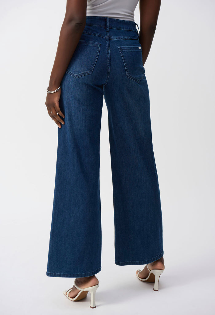 Wide-leg Stretch Jeans